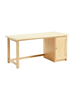 Moss Dale Empty Workshop Workbench - Cream