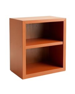 Fern Bend Empty Mug-Storage Cabinet Insert - Terracotta (synthetic illustration; no displayed measurements)