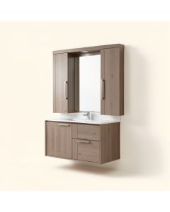 Letourneau 39 '' Wall-Mounted Single Bathroom Vanity Set (synthetic illustration; no displayed measurements)