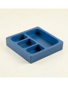Slate Branch Empty Pantry Drawer Organizer Insert - Blue (synthetic illustration; no displayed measurements)