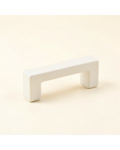 Meadow Bridge Cabinet Handle Without Packaging - White (synthetic illustration; no displayed measurements)