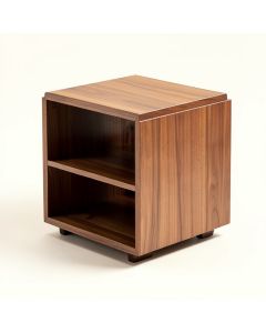 Wilfredo Chairside Solid Wood End Table With Storage (synthetic illustration; no displayed measurements)