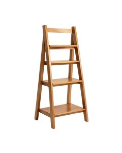 Natrona 72 '' H X 25.25 '' W Solid Wood Ladder Bookcase