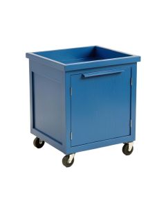 Hazel Bridge Empty Rolling Workshop Cart - Blue (synthetic illustration; no displayed measurements)