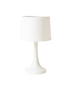 Irmlinde 23 '' White Table Lamp (synthetic illustration; no displayed measurements)