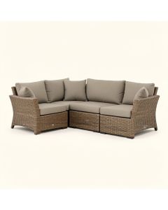Falmouth 8 Piece Rattan Sofa Seating Group With Cushions (synthetic illustration; no displayed measurements)