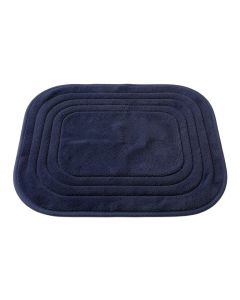 Heath Edge Bath Mat - Navy (synthetic illustration; no displayed measurements)