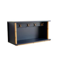 Harbor Bridge Wall-Mounted Entryway Organizer Shelf - Navy