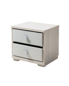 Shakir 2 - Drawer Nightstand In Light Gray (synthetic illustration; no displayed measurements)