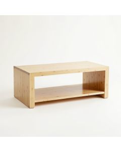 Pine Arc Coffee Table - Beige (synthetic illustration; no displayed measurements)