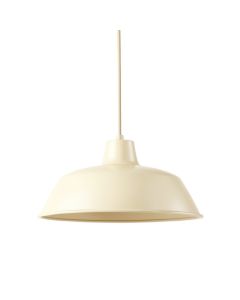 Spruce Bluff Pendant Light Suspended From One Plain Cable - Ivory (synthetic illustration; no displayed measurements)
