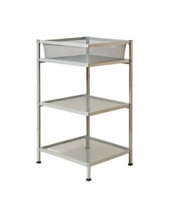 Tatom 3-Tier Mesh Wall Storage Organizer With Baskets