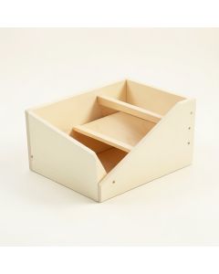 Alder Bridge Low Toy Storage Unit - Cream (synthetic illustration; no displayed measurements)
