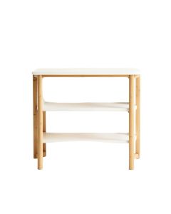 Fern Arc Low Bookcase - White