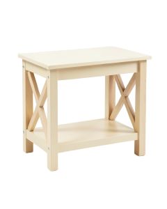 Holly Crossing Side Table - Cream (synthetic illustration; no displayed measurements)