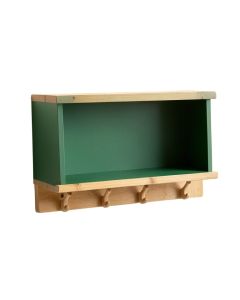 Summit Dell Wall-Mounted Entryway Organizer Shelf - Green (synthetic illustration; no displayed measurements)