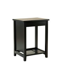 Clay Branch Freestanding Laundry Folding Counter - Black (synthetic illustration; no displayed measurements)