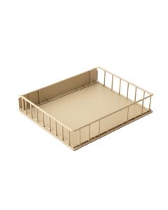 Meadow Canyon Empty Under-Desk Cable Tray - Beige (synthetic illustration; no displayed measurements)