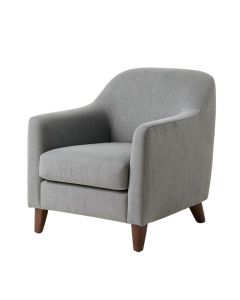 Dimcho Upholstered Parsons Chair In Gray (synthetic illustration; no displayed measurements)