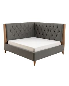 Suzanne Queen Tufted Upholstered Low Profile Standard Bed