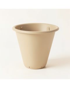 Sage Crossing Empty Railing Planter With Integral Brackets - Beige (synthetic illustration; no displayed measurements)