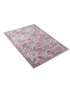 Ajmail Geometric Purple/Gray Area Rug