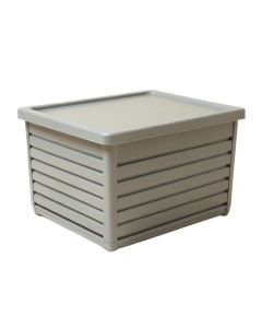 Summit Branch Closed Outdoor Storage Box - Gray (synthetic illustration; no displayed measurements)