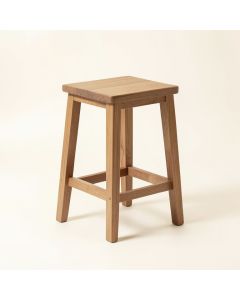 Nicky Solid Wood 24.3 '' Counter Stool (synthetic illustration; no displayed measurements)