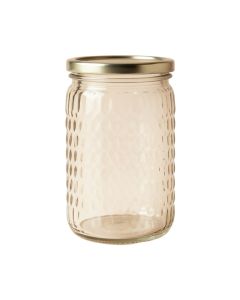 Hammered Canister Storage Jar