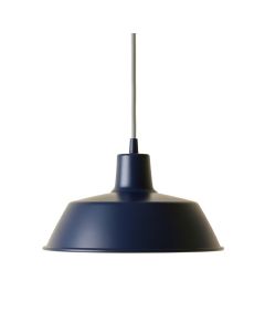 Dawn Crest Pendant Light Suspended From One Plain Cable - Navy (synthetic illustration; no displayed measurements)
