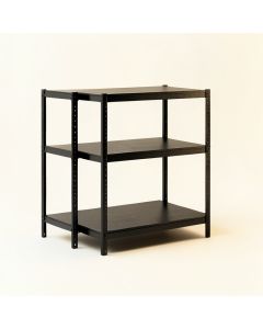 Linden Canyon Desktop Shelving Unit - Black (synthetic illustration; no displayed measurements)
