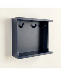 Lake Canyon Wall-Mounted Entryway Organizer Shelf - Navy (synthetic illustration; no displayed measurements)