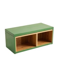 Aspen Arc Shoe Storage Bench (synthetic illustration; no displayed measurements)