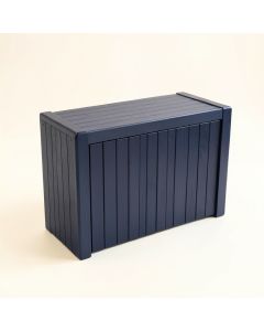 Reed Canyon Narrow Outdoor Storage Bench - Navy (synthetic illustration; no displayed measurements)