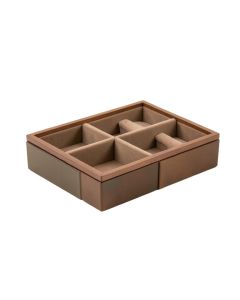 3 Piece Compartment Jewelry Organizer Tray Set