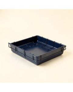 Cedar Crest Empty Under-Desk Cable Tray - Navy (synthetic illustration; no displayed measurements)