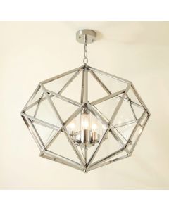 Whisnant 6 - Light Unique / Statement Geometric Chandelier (synthetic illustration; no displayed measurements)