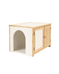 Stone Canyon Empty Furniture-Style Litter Enclosure - White