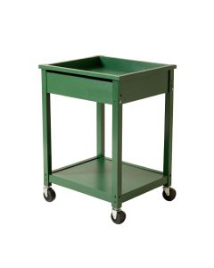 Bay Bridge Empty Rolling Workshop Cart - Green (synthetic illustration; no displayed measurements)