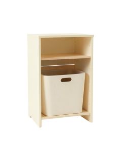 Maple Dale Freestanding Pull-Out Hamper Cabinet - Cream