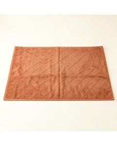 Fern Brook Bath Mat - Terracotta (synthetic illustration; no displayed measurements)