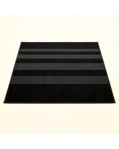 Rowan Bluff Rectangular Outdoor Rug - Black (synthetic illustration; no displayed measurements)