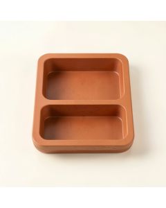 Dawn Bend Empty Pantry Drawer Organizer Insert - Terracotta (synthetic illustration; no displayed measurements)