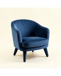 Elm Canyon Upholstered Armchair - Blue (synthetic illustration; no displayed measurements)