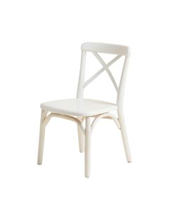 Dune Bend Dining Chair - White (synthetic illustration; no displayed measurements)