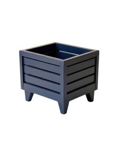 Aspen Bridge Empty Raised Planter - Navy (synthetic illustration; no displayed measurements)