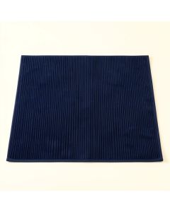 Linden Falls Bath Mat - Navy (synthetic illustration; no displayed measurements)