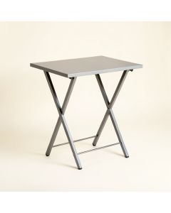 River Crest Compact Balcony Table - Gray (synthetic illustration; no displayed measurements)