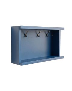 Field Branch Wall-Mounted Entryway Organizer Shelf - Blue (synthetic illustration; no displayed measurements)