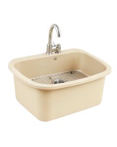 Kore Workstation 33 '' L X 20 '' W Farmhouse/Apron Kitchen Sink With Sink Grid And Drain Assembly